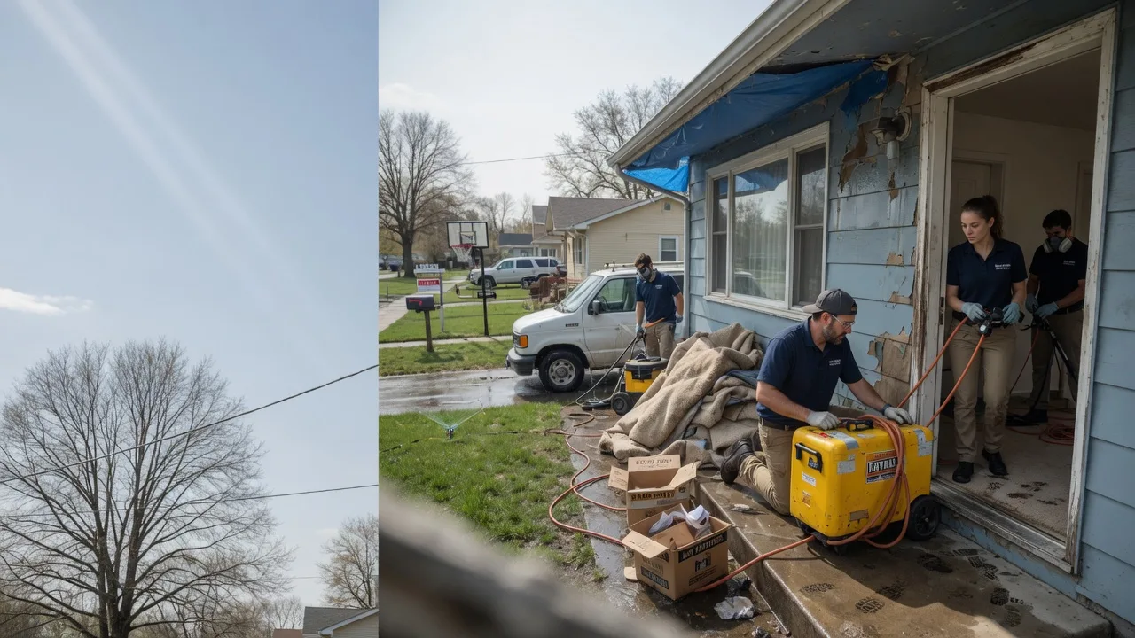 Basement Flood Cleanup in Greenville, IA near me